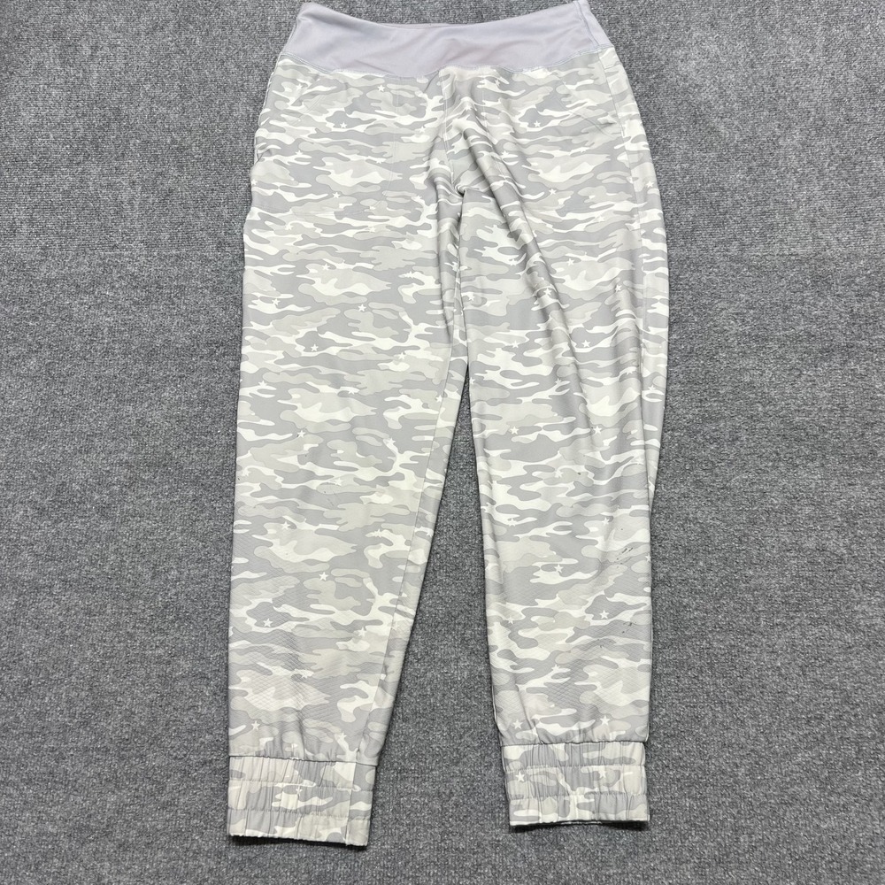 Goal Five Jogger Pants Womens M Gray Camo Elastic Waist Pockets Soccer Athletic